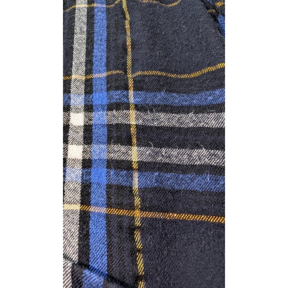 Lane Bryant Blue Plaid Collared Long Sleeve Button-Up Shirt Womens Plus 22/24 - Picture 3 of 4